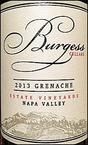 Burgess 2013 Grenache