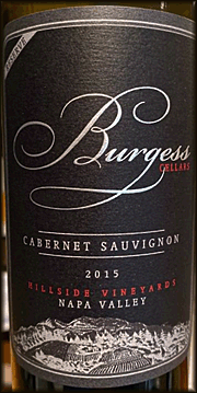 Burgess 2015 Hillside Vineyard Reserve Cabernet Sauvignon