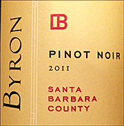 Byron 2011 Santa Barbara Pinot Noir