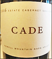 Cade 2016 Howell Mountain Cabernet Sauvignon