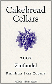 Cakebread 2007 Zinfandel