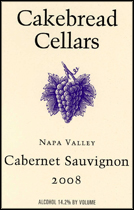 Cakebread 2008 Cabernet Sauvignon