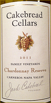 Cakebread 2011 Reserve Chardonnay