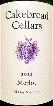 Cakebread 2012 Merlot