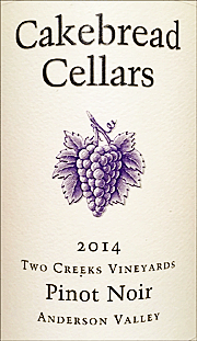 Cakebread 2014 Two Creeks Vineyards Pinot Noir