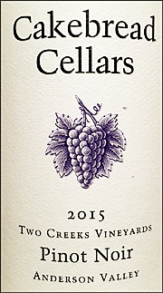 Cakebread 2015 Two Creeks Pinot Noir