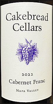 Cakebread 2022 Cabernet Franc