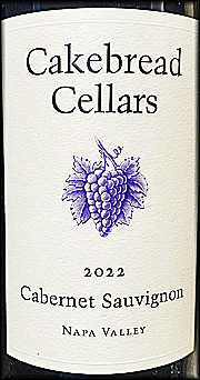 Cakebread 2022 Napa Valley Cabernet Sauvignon