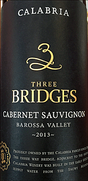 Calabria 2013 Three Bridges Cabernet Sauvignon