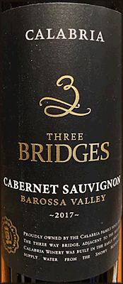 Calabria 2017 Three Bridges Cabernet Sauvignon