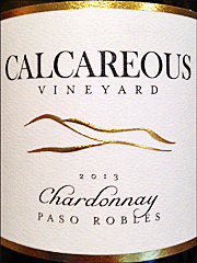 Calcareous 2013 Chardonnay