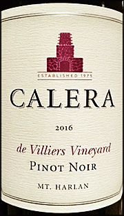 Calera 2016 de Villiers Vineyard Pinot Noir