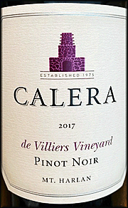 Calera 2017 de Villiers Pinot Noir
