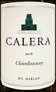 Calera 2018 Mt Harlan Chardonnay