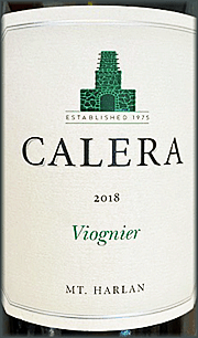 Calera 2018 Mt Harlan Viognier