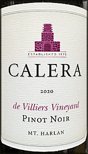 Calera 2020 de Villiers Vineyard Pinot Noir