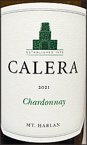 Calera 2021 Mt Harlan Chardonnay