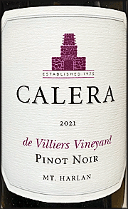 Calera 2021 de Villiers Pinot Noir