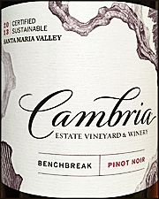 Cambria 2013 Benchbreak Pinot Noir