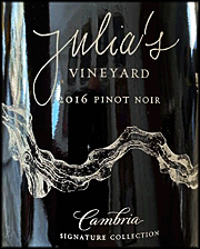 Cambria 2016 Signature Collection Julia's Vineyard Pinot Noir 