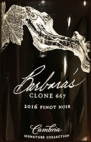 Cambria 2016 Signature Series Barbara's Clone 667 Pinot Noir