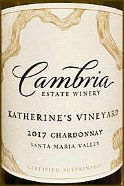 Cambria 2017 Chardonnay Katherine's