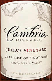 Cambria 2017 Rose of Pinot Noir