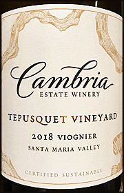 Cambria 2018 Viognier