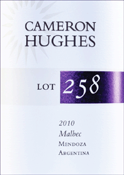 Cameron Hughes 2010 Lot 258 Malbec