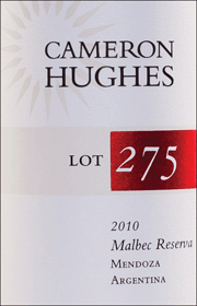 Cameron Hughes 2010 Malbec Lot 275