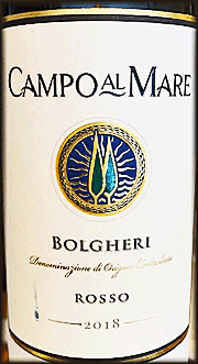 Campo Al Mare 2018 Bolgheri