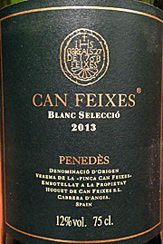 Can Feixes 2013 Blanc Seleccio