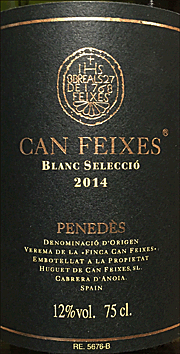 Can Feixes 2014 Blanc Seleccio