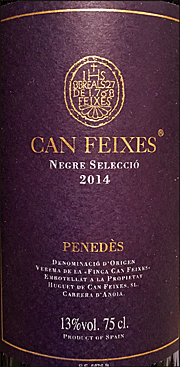 Can Feixes 2014 Negre Seleccio