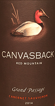 Canvasback 2014 Grand Passage Cabernet Sauvignon