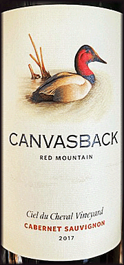 Canvasback 2017 Ciel du Cheval Vineyard