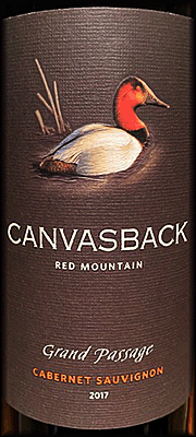 Canvasback 2017 Grand Passage Cabernet Sauvignon