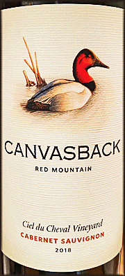 Canvasback 2018 Ciel du Cheval Red Wine