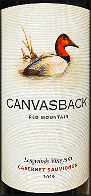 Canvasback 2019 Longwinds Vineyard Cabernet Sauvignon