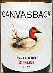 Canvasback 2020 Royal Slope Riesling