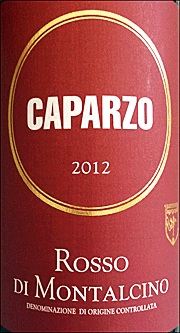 Caparzo 2012 Rosso di Montalcino