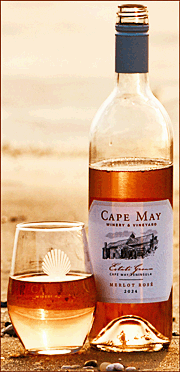 Cape May 2024 Estate Grown Merlot Rose