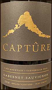 Capture 2018 Pine Mountain Cabernet Sauvignon