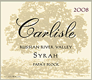 Carlisle 2008 Papa's Block Syrah