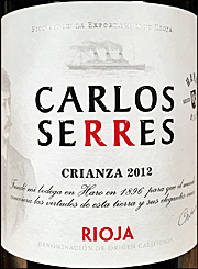 Carlos Serres 2012 Crianza