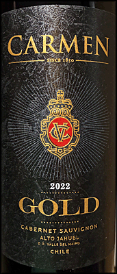 Carmen 2022 Gold Cabernet Sauvignon