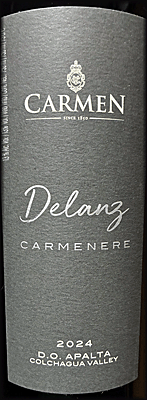 Carmen 2024 Delanz Carmenere