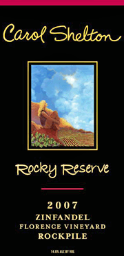 Carol Shelton 2007 Rocky Reserve Zinfandel