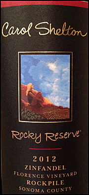 Carol Shelton 2012 Rocky Reserve Zinfandel