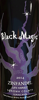 Carol Shelton 2014 Black Magic Late Harvest Zinfandel